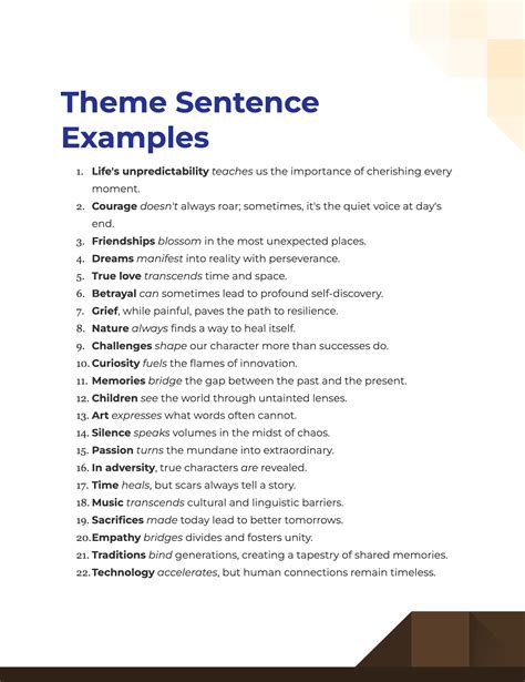 Examples Of Theme Papers
