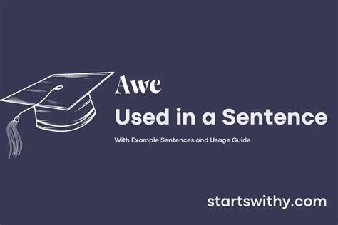 Examples of "Awed" in a Sentence YourDictionary.com