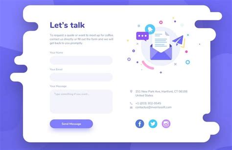 Examples of Creative Contact and Web Form Designs Designmodo