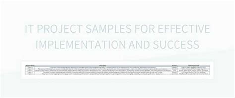 Examples of Successful Implementations