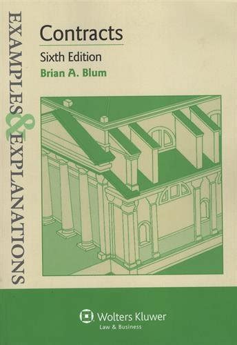 Download Examples  Explanations Contracts Sixth Edition By Brian A Blum