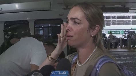 Exasperated, shaken travelers arrive at LAX from Tel Aviv 