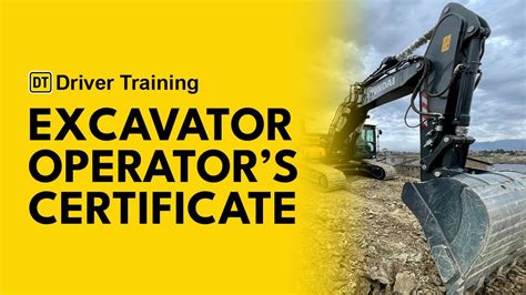 Excavator Operator Training School