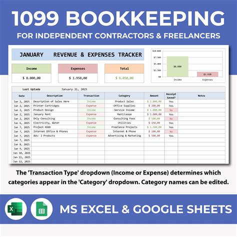 Excel 1099 Template