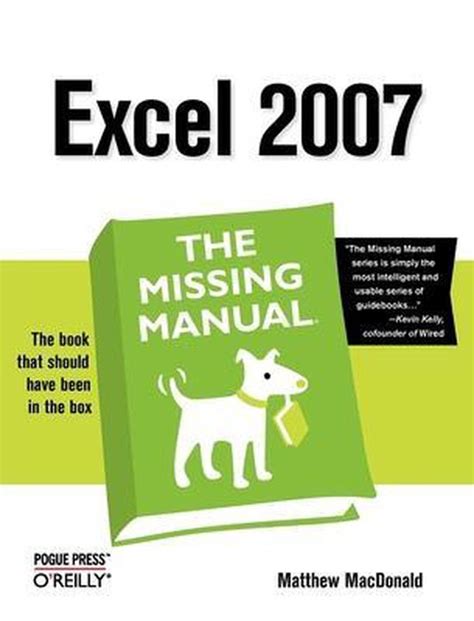 Excel 2007 the missing manual missing manuals. - Cummins signature isx and qsx15 service manual.