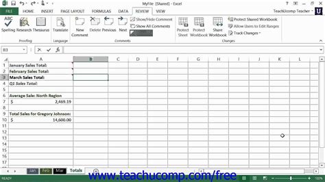 Excel 2013 Tutorial Sharing Workbooks Microsoft Training Lesson 16.1