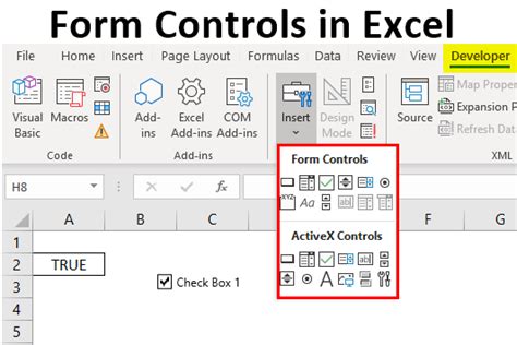 Excel 2016 Developer Insert Form Controls The Best Developer Images