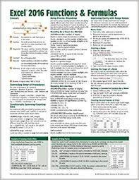 Excel 2016 Formulas Cheat Sheet holreasia