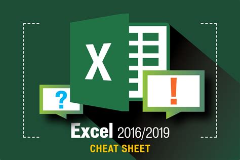 Excel 2016 and 2019 cheat sheet Computerworld