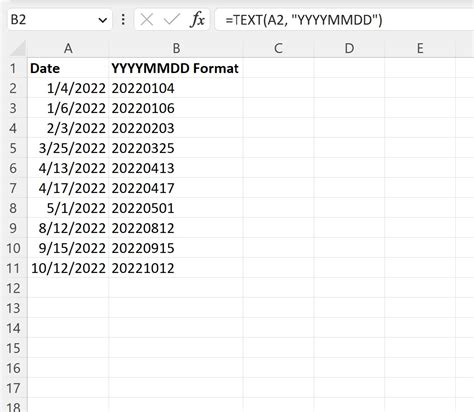 Excel Convert Yyyymmdd Integer To Date Catalog Library