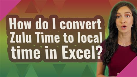Excel Convert Zulu Time To Date Catalog Library