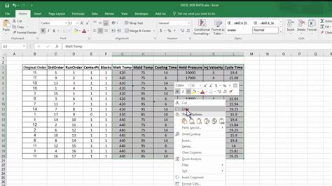 Excel DOE to Minitab Define Custom Factorial Design YouTube
