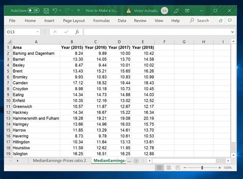 Excel Datasets For Statistics - apkcara.com