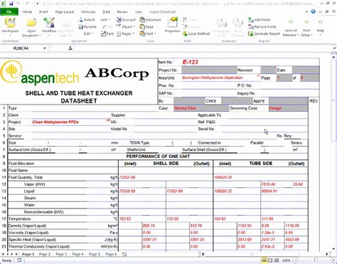 Excel Engineering Templates