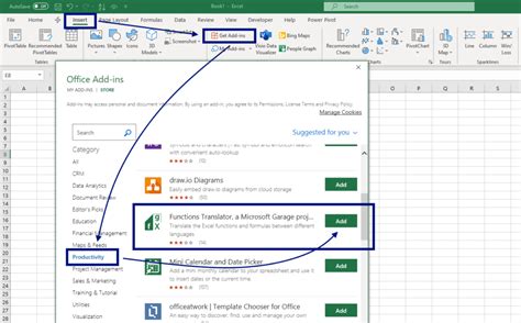 Excel Functions in Russian