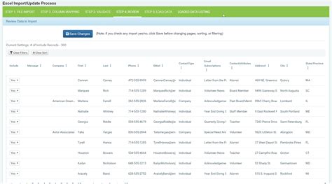Excel Import DonorSnap