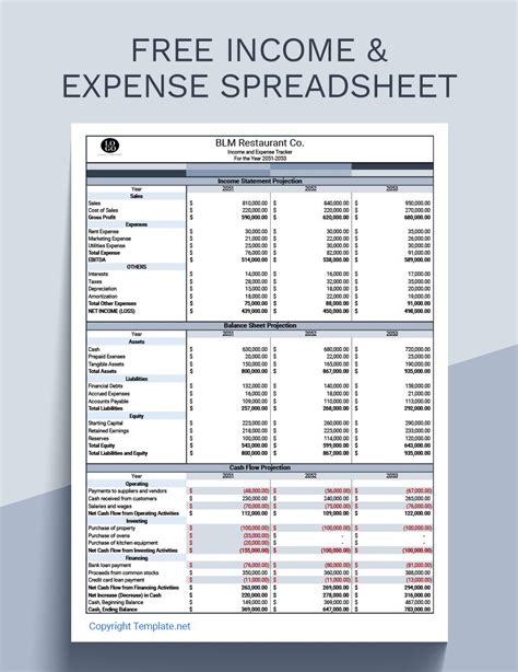 Excel Income And Expense Template