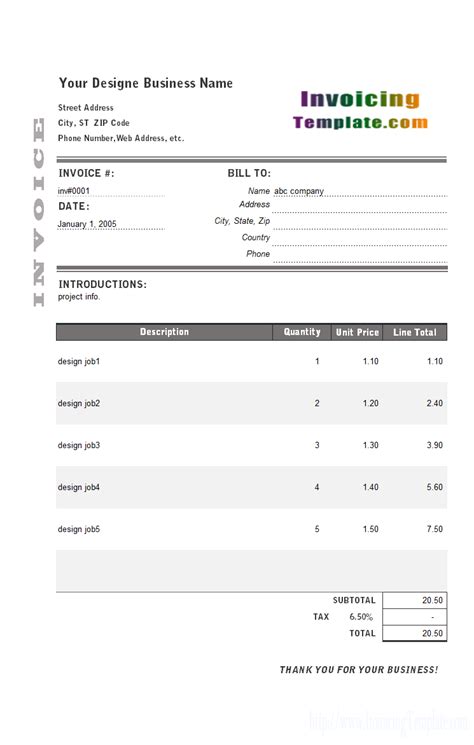 Excel Invoice Template With Drop Down List inside Create Invoices From
