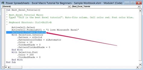 Excel Macro Programming For Beginners Workshop Details