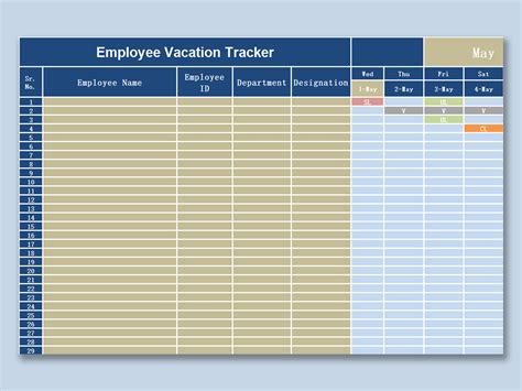 Excel Pto Tracker Template Collection
