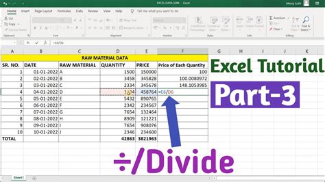 Excel QUOTIENT Function Divide Numbers