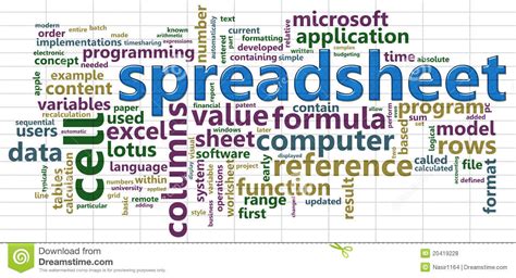 Excel Spreadsheet In Word in Word Cloud Excel Spreadsheet Free Ash