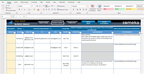 Excel Template For Mail Merge