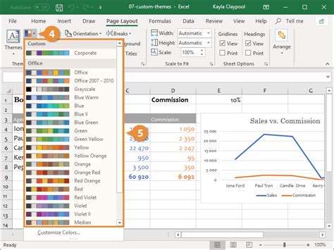 Excel Themes CustomGuide
