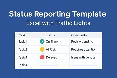 Excel Traffic Light Reporting Templates