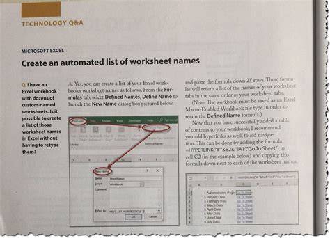 Excel create index of sheet names.  MS Excel Tip — Create A Basic Workbook Index She...