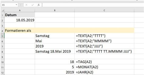 Excel datum till text