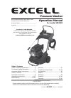 Excel exha2425 pressure washer owners manual. - Vespa lx 2t 50 workshop manual.