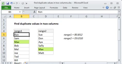 Excel find partial duplicates in two columns.  Creating a list of duplicate values that...