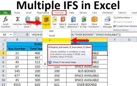 Excel ifs multiple conditions different values.  The Excel IF function statement allow...