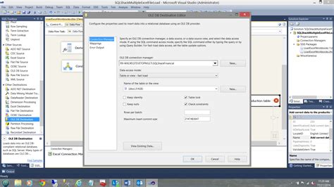 Excel in loading multiple workbooks into SQL Server