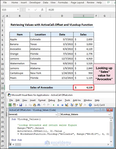 Excel like function examples.  Explained with Example Formulas.  ActiveCell.  However, the longe...