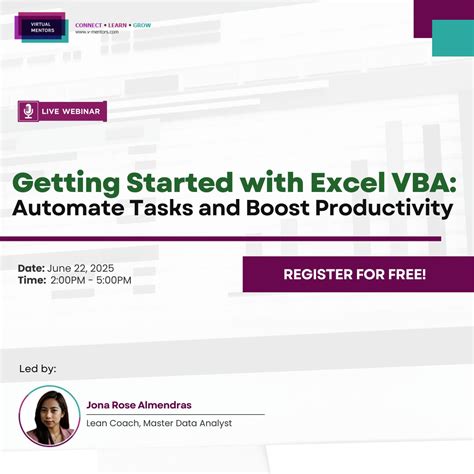 Excel macro certification.  Learn VBA, automate tasks, and boost producti...