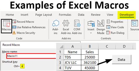 Excel macros examples.  Macros are short programs written in VBA.  This beginners ...