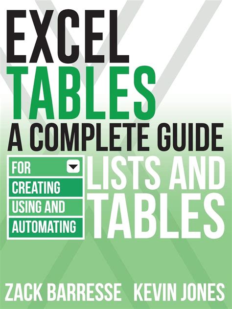 Excel tables a complete guide for creating using and automating lists and tables. - The oxford handbook of philosophy and literature by richard thomas eldridge.