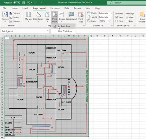 Excel tips and tricks How to draw a floor plan tutorial YouTube