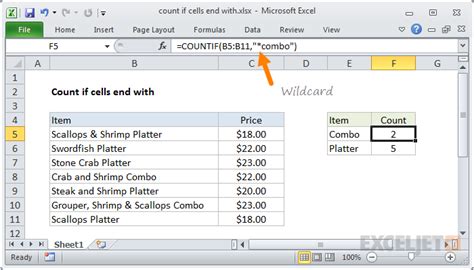 Excel wildcard countif.  Master pattern matching, count specific text, and streamline yo...