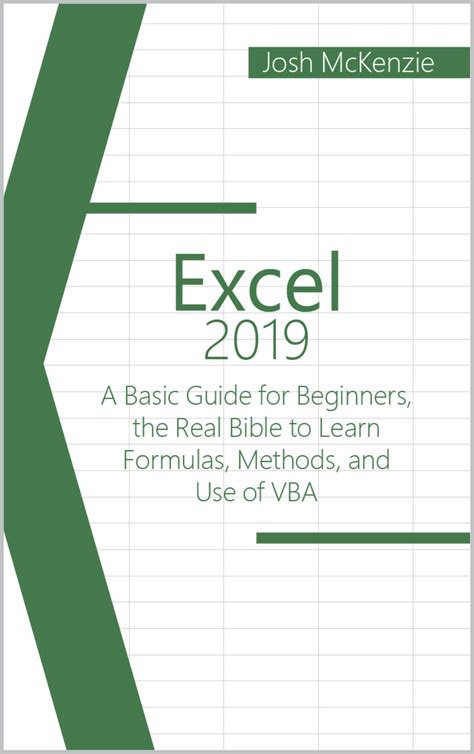 Read Online Excel 2019 A Basic Guide For Beginners The Real Bible To Learn Formulas Methods And Use Of Vba By Josh Mckenzie