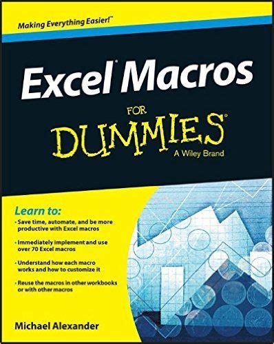 Download Excel Macros For Dummies By Michael    Alexander