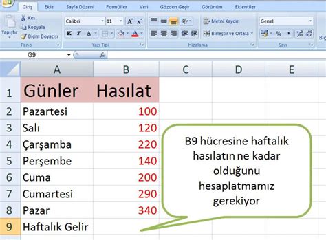 Excelde Formüller OFİS DATA.