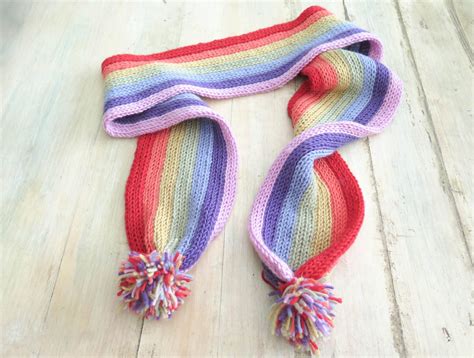 Excellent Image of Vertical Striped Scarf Knitting Pattern