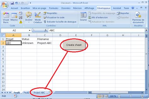 Excelvba Create new sheet on click with a name from a specific cel