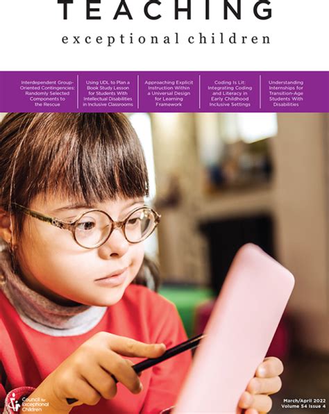 Exceptional children journal. Sign in. Access personal subscriptions, purchases, paired institutional or society access and free tools such as email alerts and saved searches. 