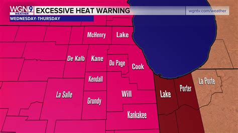 Excessive Heat Warning issued Wednesday as dangerous temps enter Chicago area