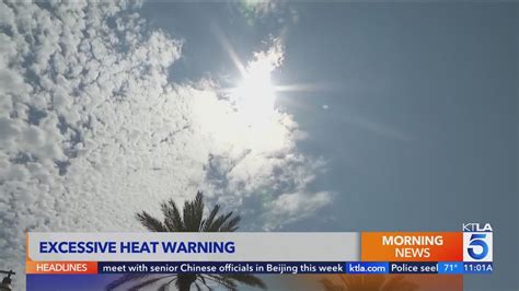 Excessive heat warnings, advisories extended through holiday weekend in SoCal