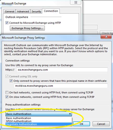 Exchange 2013: Configuring Outlook anywhere « MSExchangeGuru.com